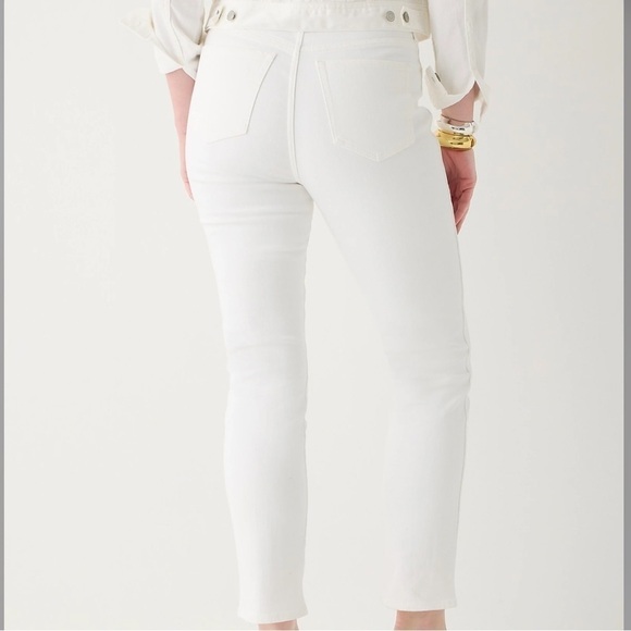 J crew curvy vintage slim straight jeans white - Picture 2 of 3